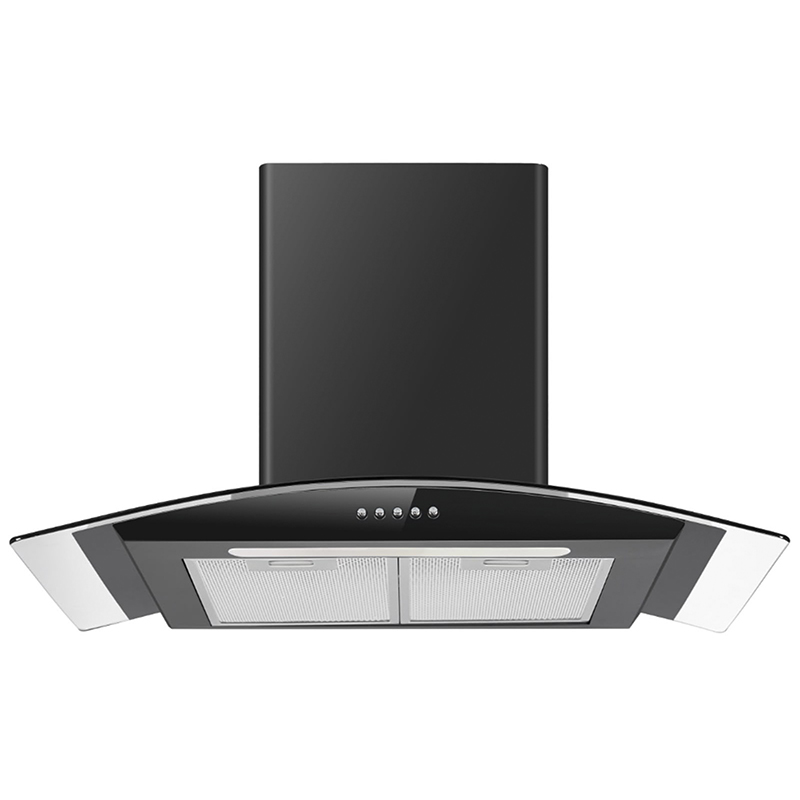 Campana New Convex 90cm Negro Mate Mastermaid