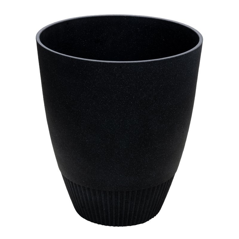 Portamacetero Negro 41x35cm Diseño de Líneas 