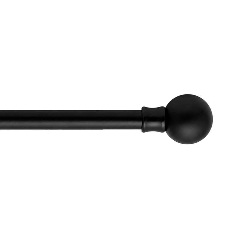 Tubo para Cortina Negro 122-213cm Joreven