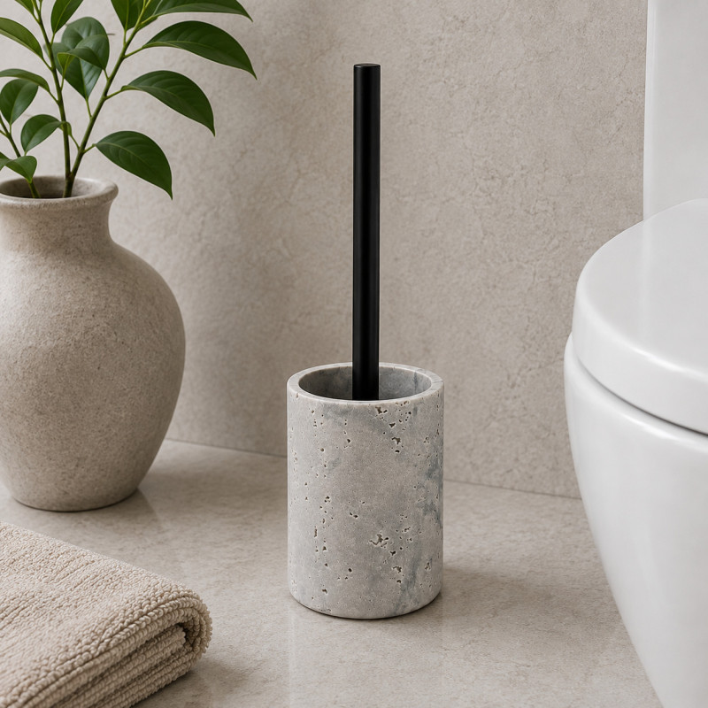 Porta Cepillo para Baño Muggle Beige