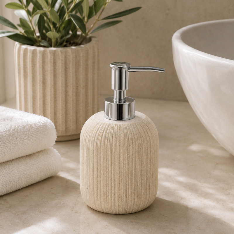 Dispensador de Jabón Liquido Melvin Beige