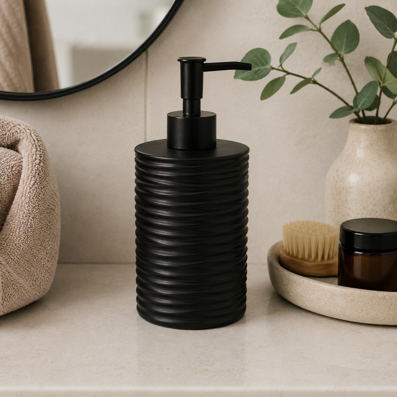 Dispensador de Jabón Liquido Vivali Negro