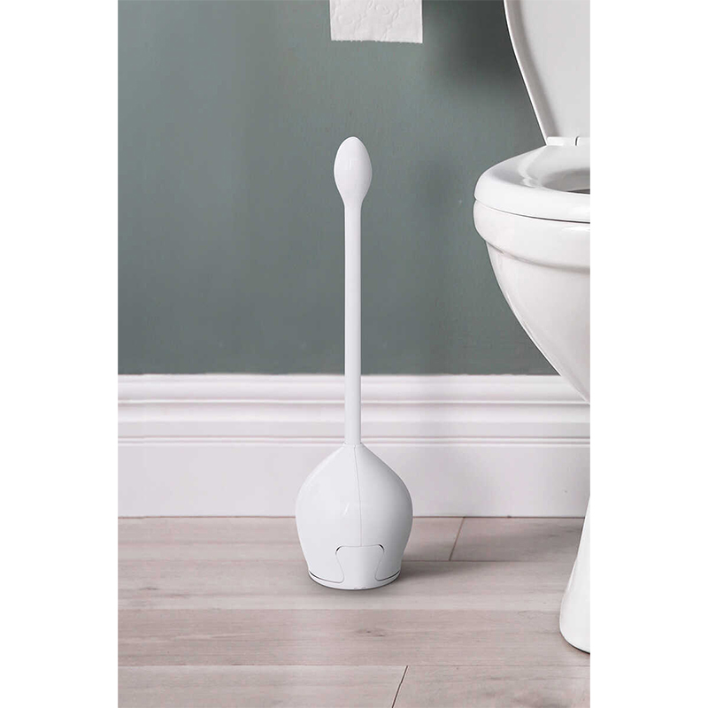 Porta Cepillo para Inodoro Lotus Blanco 