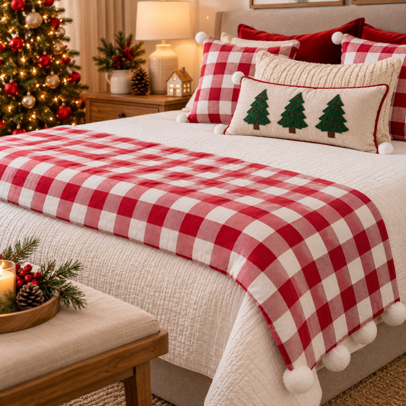 Pie de Cama Victoria Christmas King 
