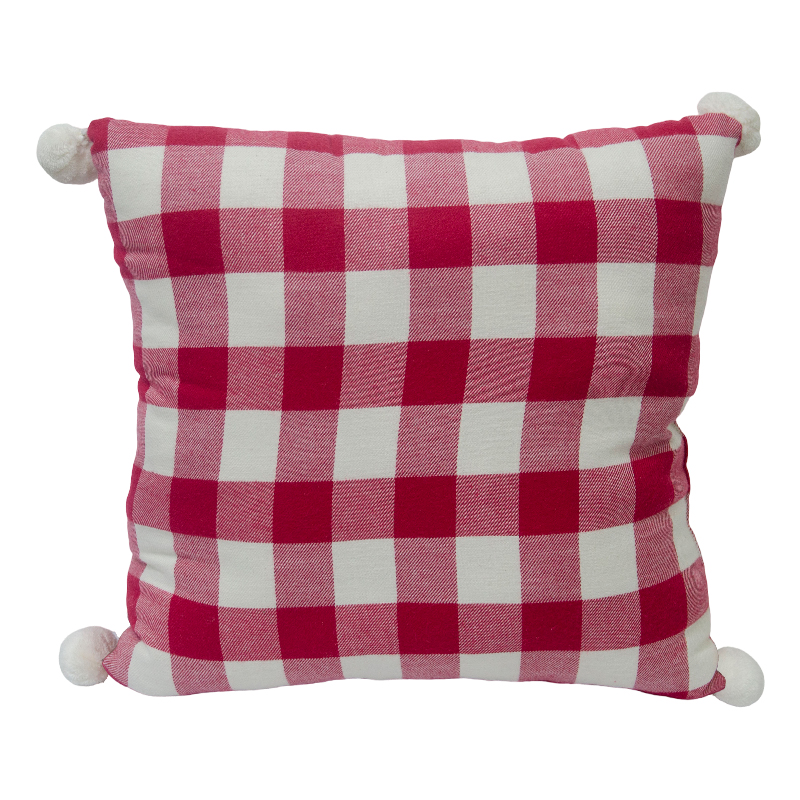 Cojín Victoria Christms 45x45cm Pompones