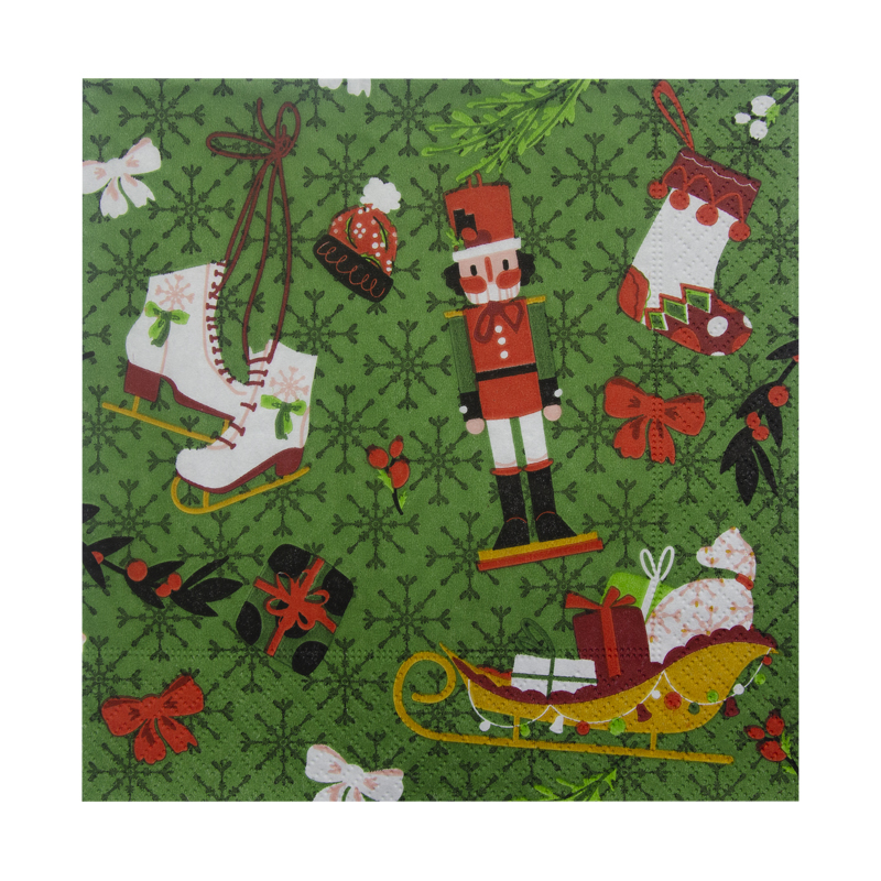 Servilleta Nutcracker 33x33cm