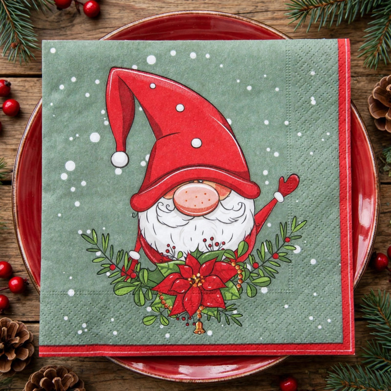 Servilleta Tomte 33x33cm