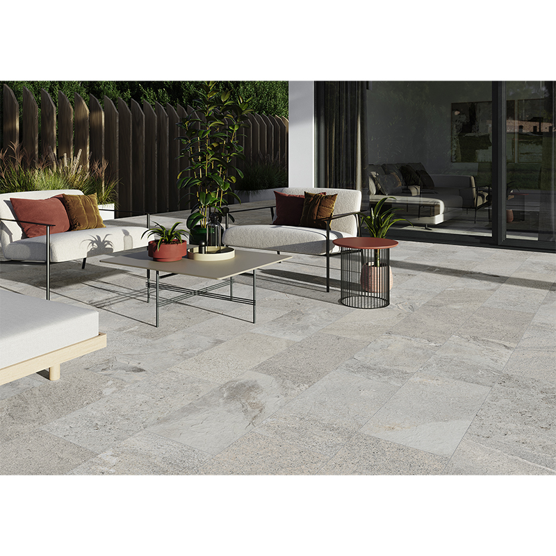 Porcelanato 30.3x61.3cm Bonvoy Gris 