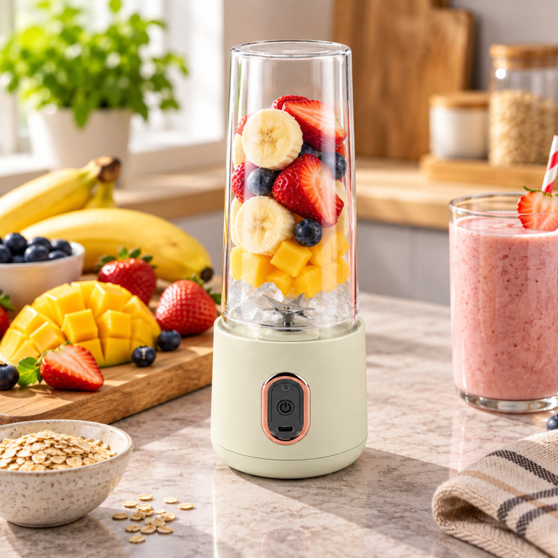 Vaso Licuadora Eléctrico 300ml Blanco