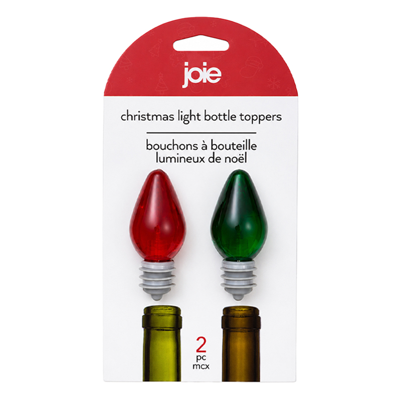 Corcho para Botella con Diseño de Foco Navideño Joie 
