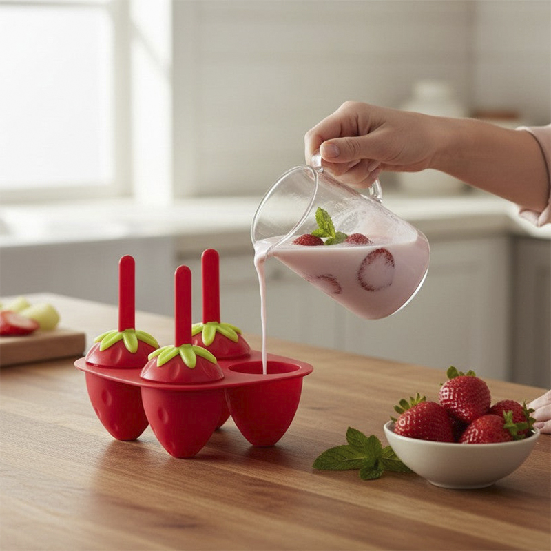 Molde para Helado Strawberry Joie 