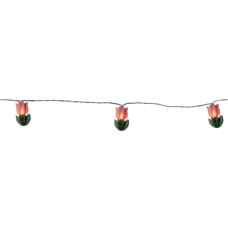 Guirnalda LED Flor x10 Luz Cálida 