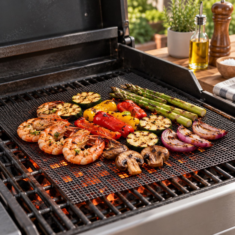 Malla BBQ Negro 260c 36X42cm
