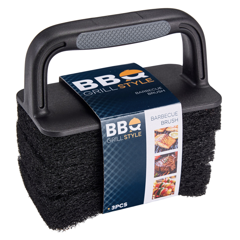 Cepillo con Esponja x3 BBQ Grillstyle 