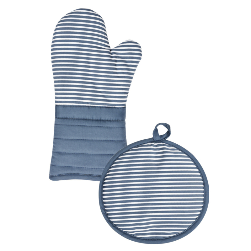 Guante para Cocina con Aislante Azul 