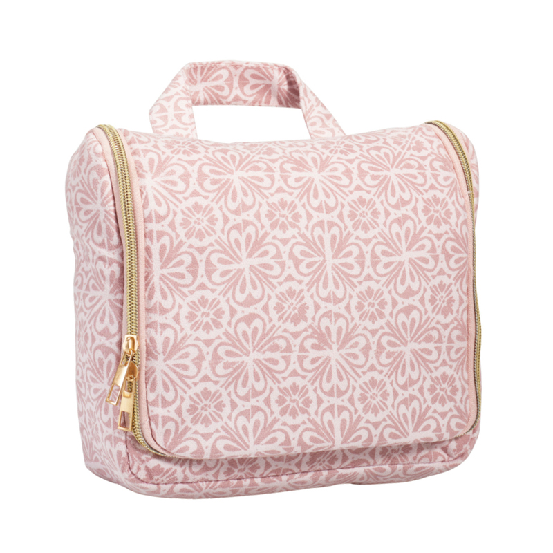 Neceser Colgante con Divisiones 20x7x23cm Rosa
