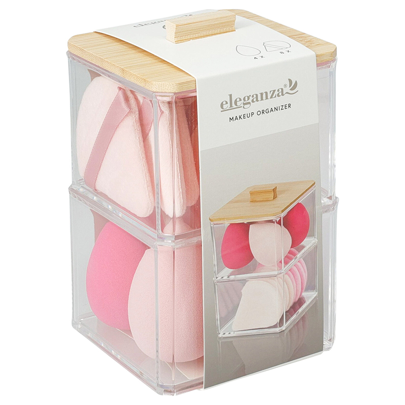 Organizador para Maquillaje con Esponjas 