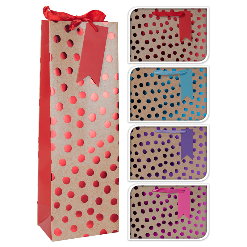 Funda de Regalo Dot para Botella 36X12X9cm 
