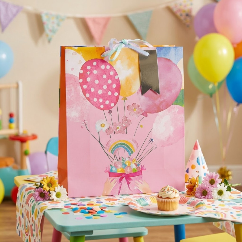 Funda de Regalo Happy Birthday 40X20X12cm 