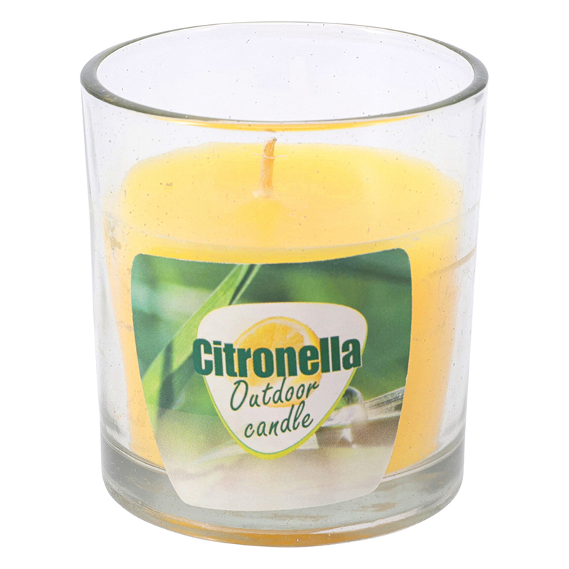 Vela de Citronella con Vaso 8cm 