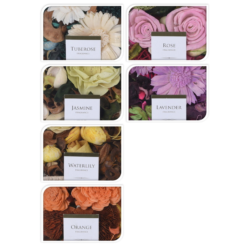 Popurrí Flores Natural 100gr 6 Arómas 