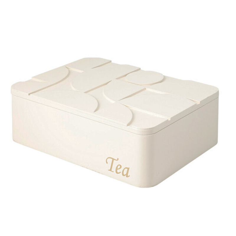 Caja para Té Beige de Madera 7.5x24x16.5cm