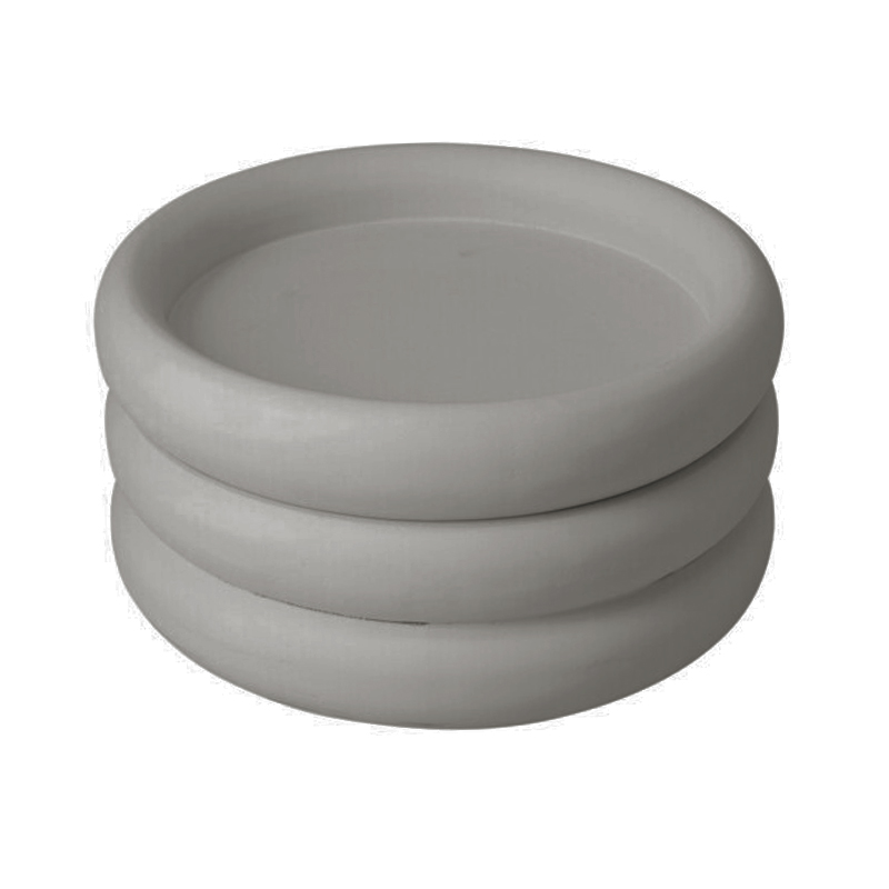 Organizador para Joyas con Espejo 18x9cm Gris