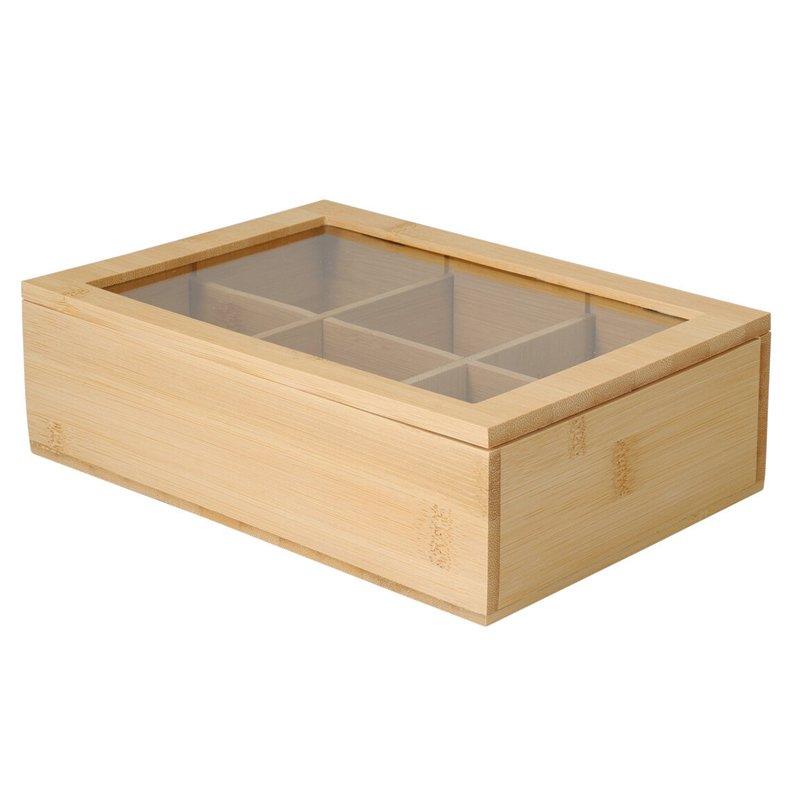 Caja para Té Bambú 24X16X7cm Excellent Houseware 