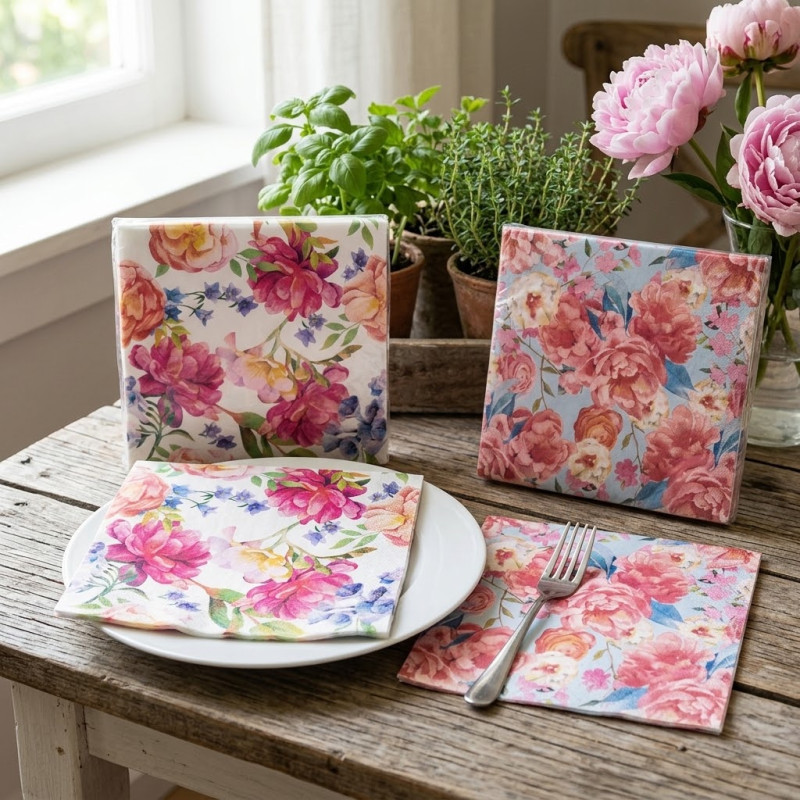 Servilleta Garden 33X33cm 16 Unidades Excellent Houseware 