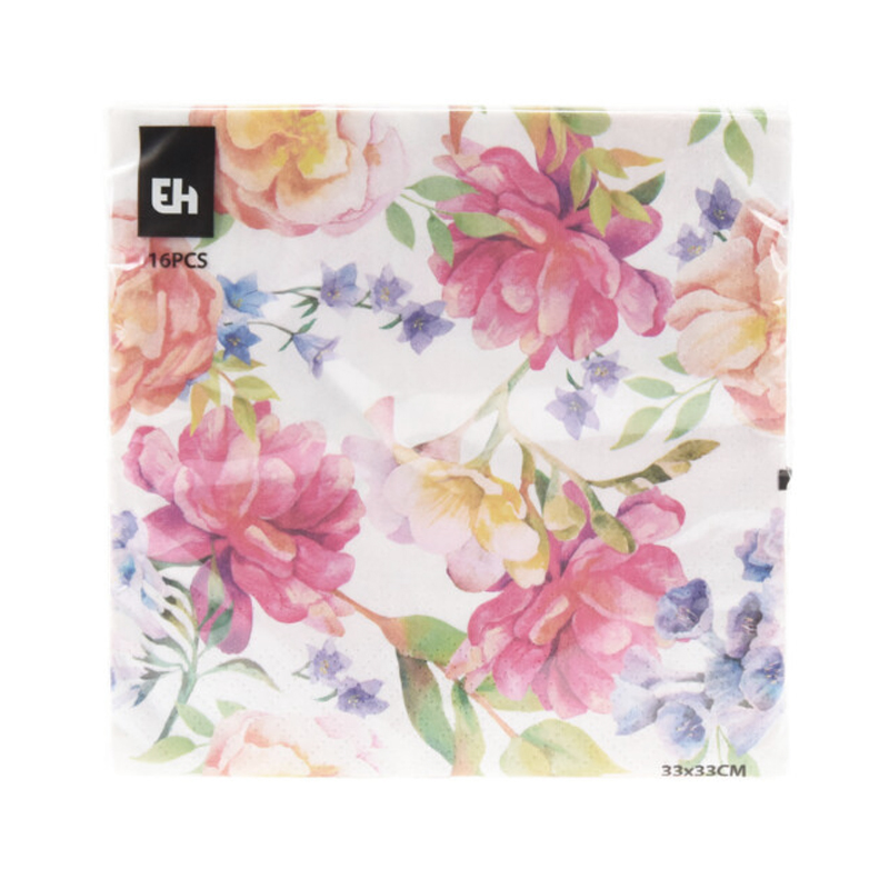 Servilleta Garden 33X33cm 16 Unidades Excellent Houseware 