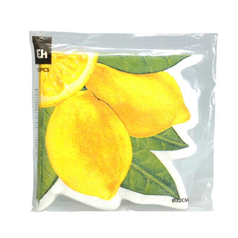 Set de Servilletas Lima y Naranja Troquel Excellent Houseware 