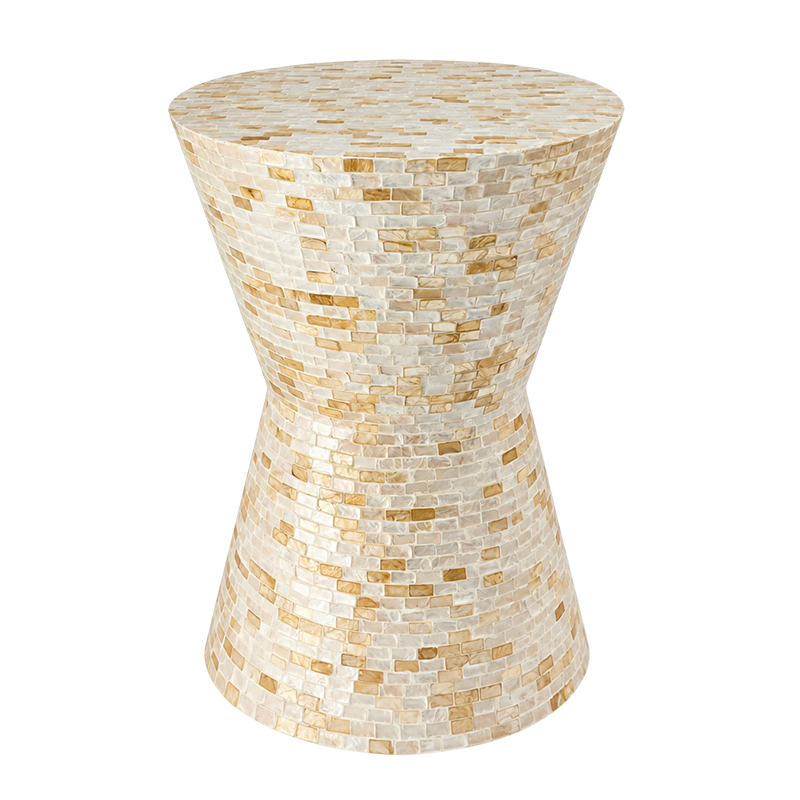 Mesa Nacar Blanco 36X51cm