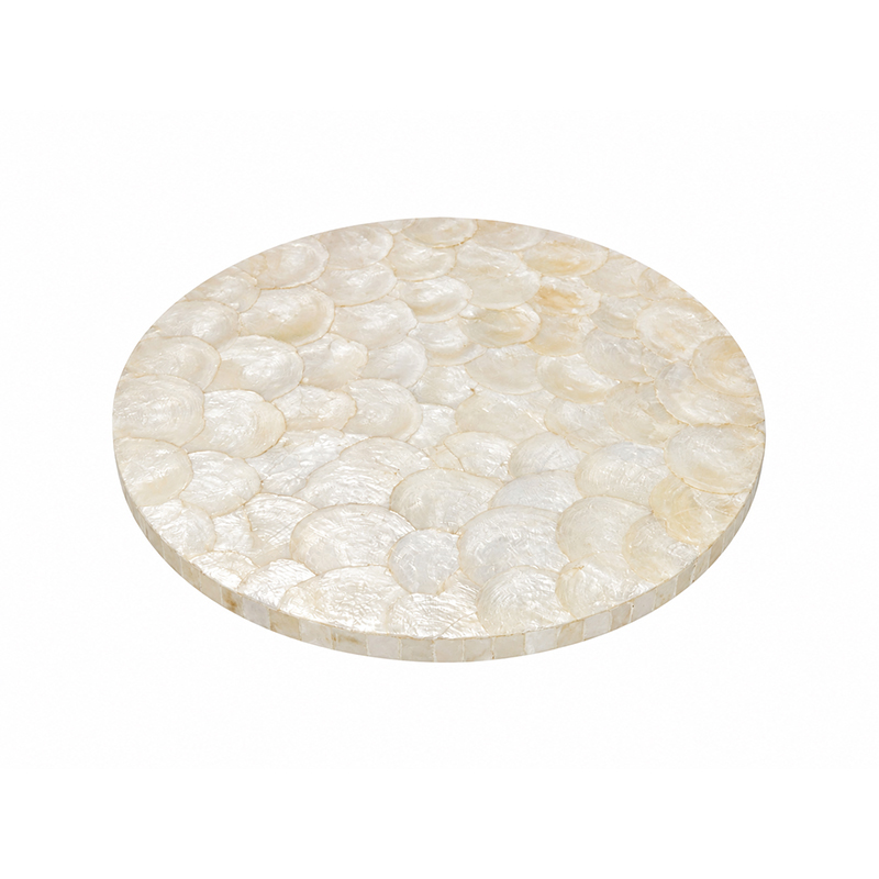 Bandeja Giratoria Nacar Blanco 40cm 