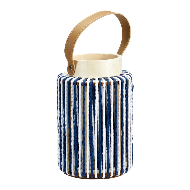 Farol String Azul Blanco 13x20cm