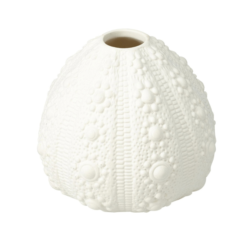 Adorno Náutico Porcelana Blanco 10x9cm