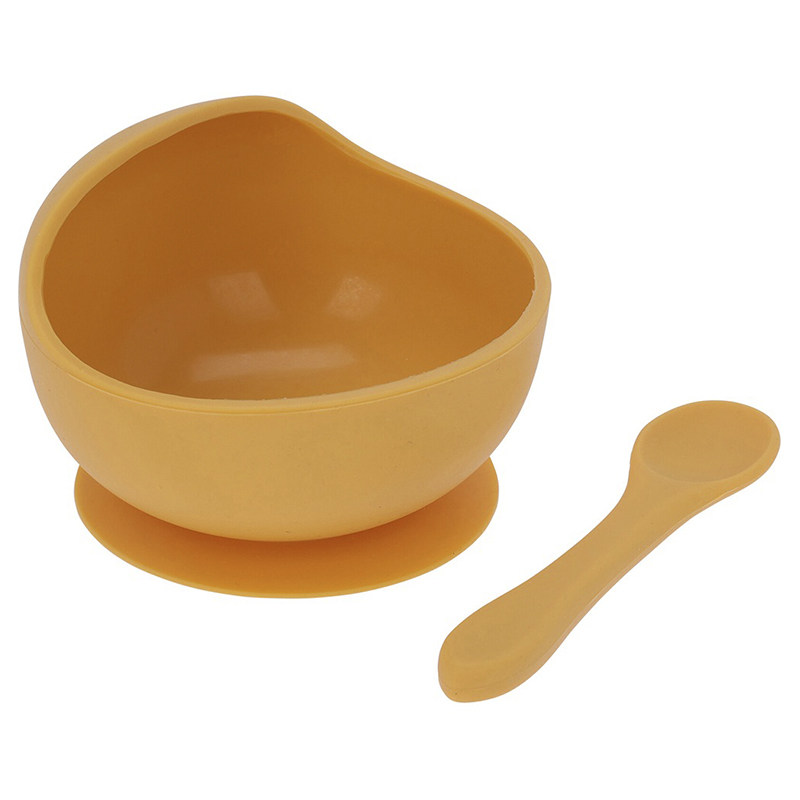 Plato con Cuchara Silicon Bebe 325ml
