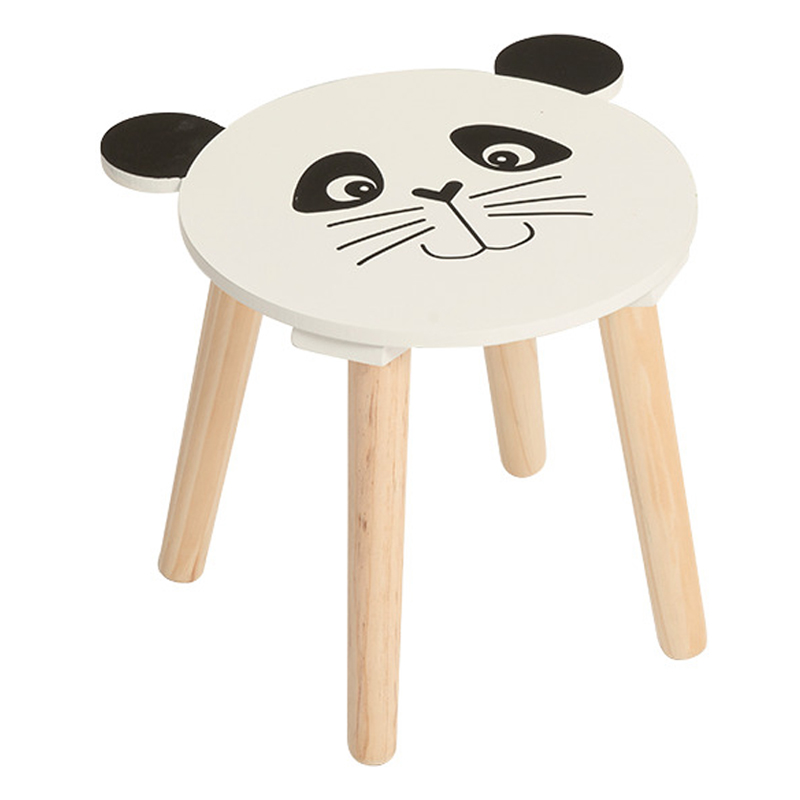 Taburete con Diseño de Panda 28X27cm 