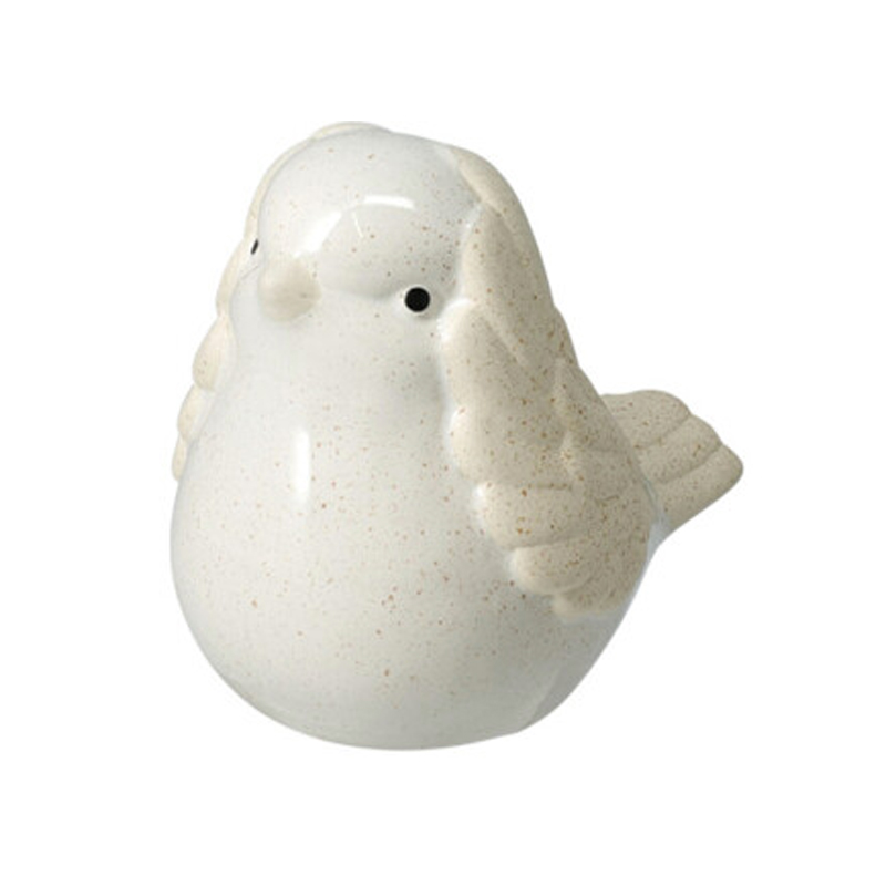 Adorno de Paloma Nohear de Porcelana 