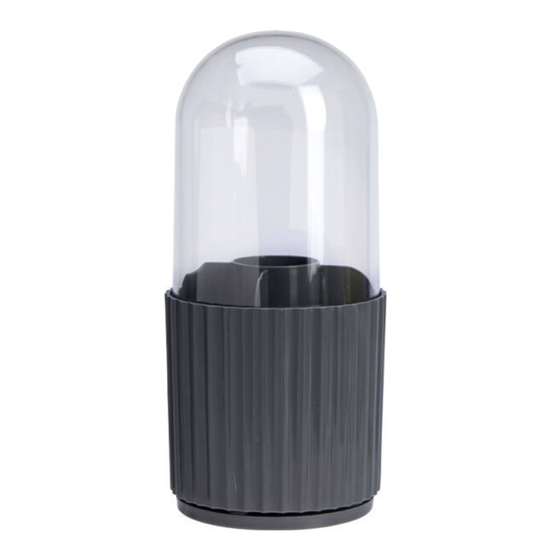 Organizador de Brochas para Make Up Giratorio Gris