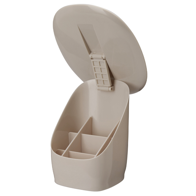 Organizador para Maquillaje con Espejo Café