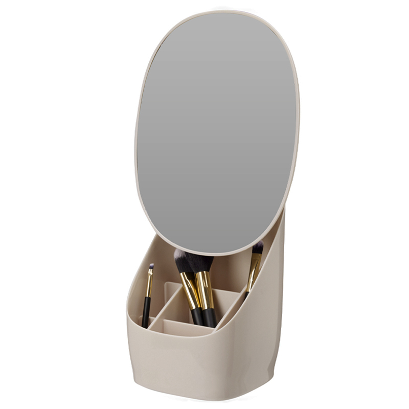 Organizador para Maquillaje con Espejo Café