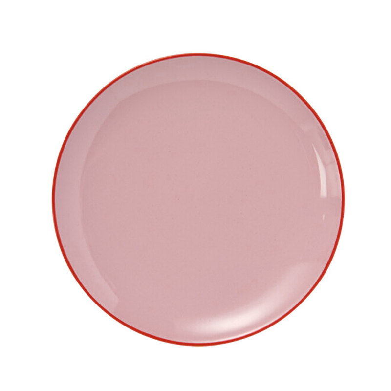 Plato Bicolor Rosa