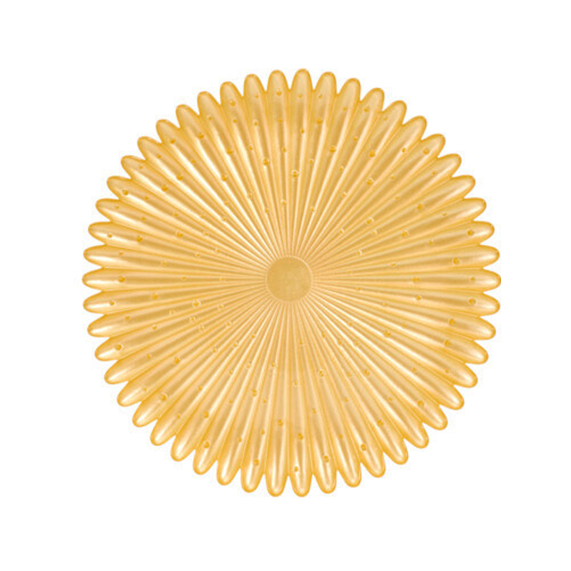 Bandeja de Vidrio Flor Loto Gold 28cm