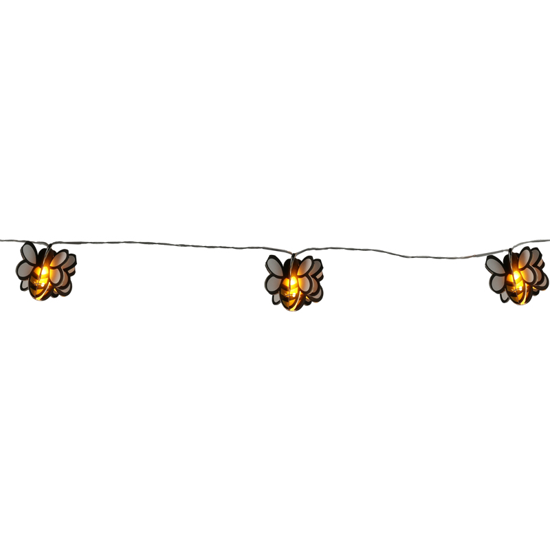 Guirnalda LED Abeja x10 Luz Cálida