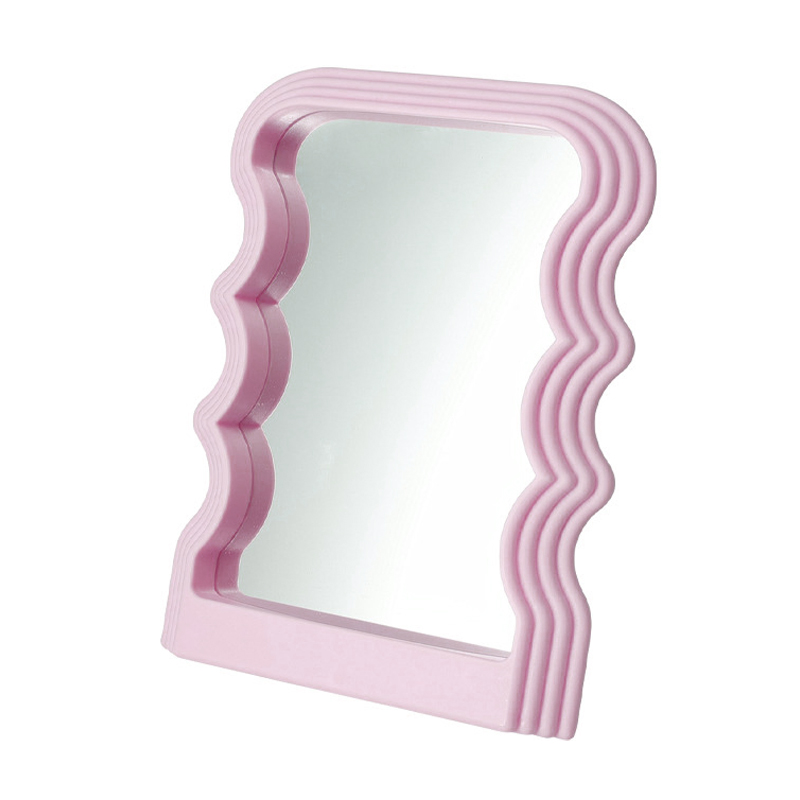 Espejo de Mesa Whip Rosa 22X17X3cm 