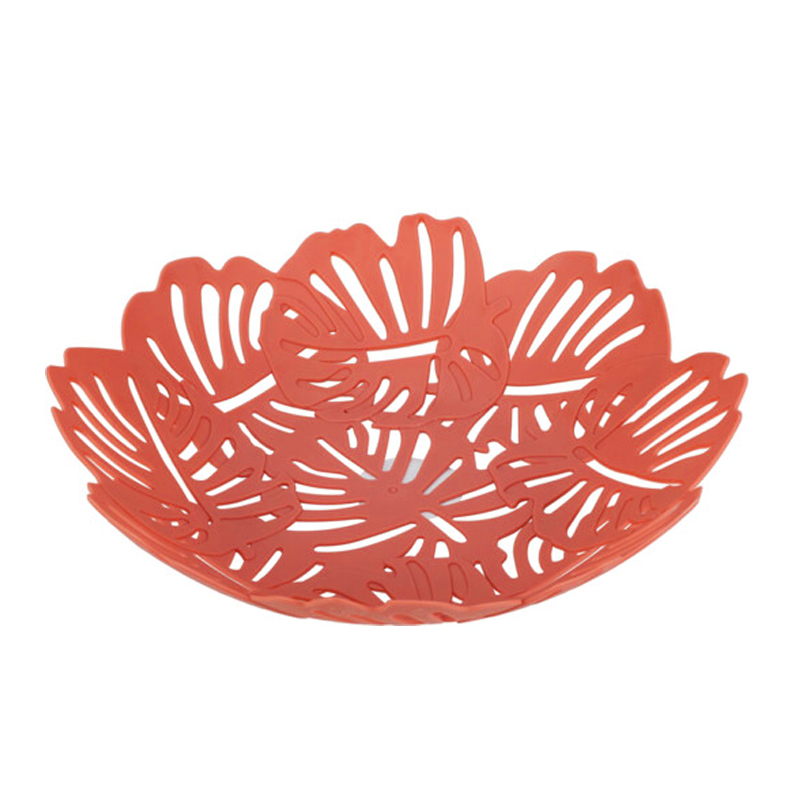 Frutero Leaves Rojo 27X6cm 