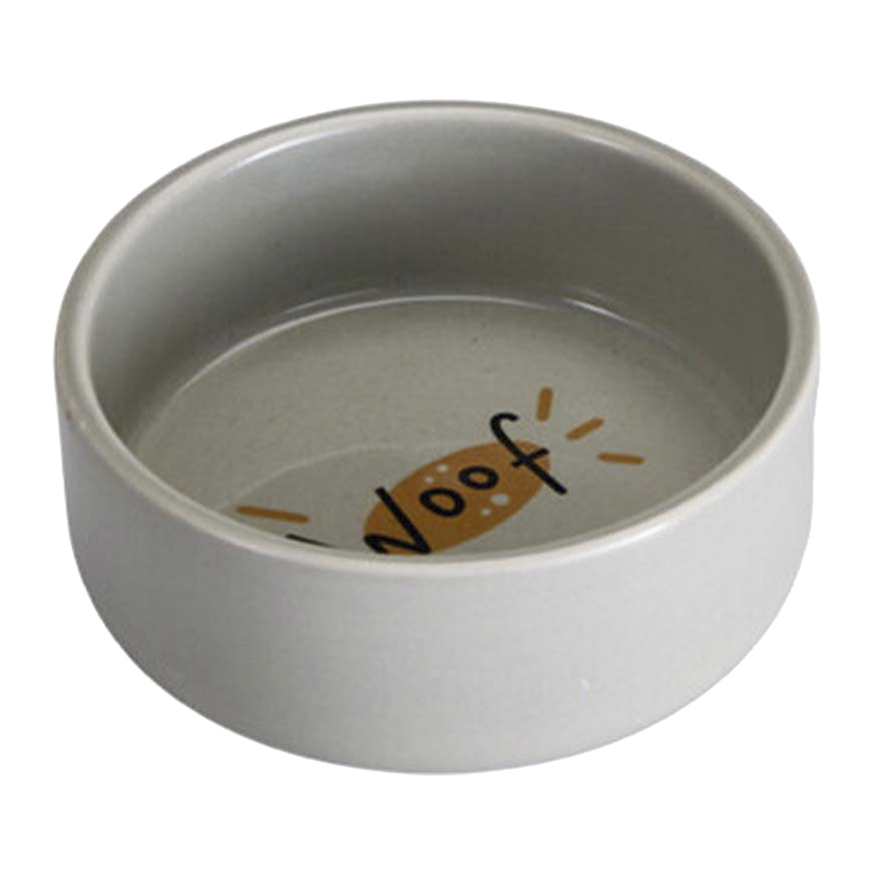 Plato para Mascota de Ceramica Woof 