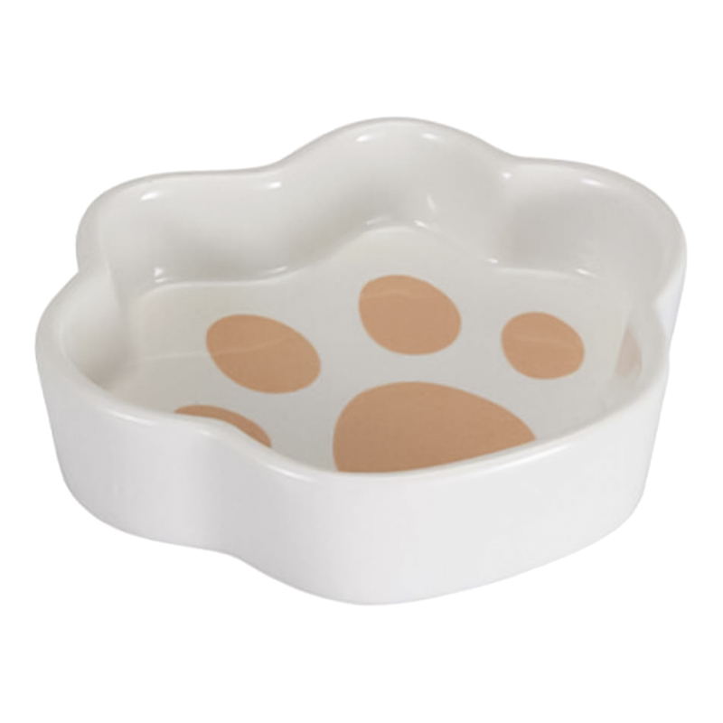 Plato para Mascota de Ceramica Patita 
