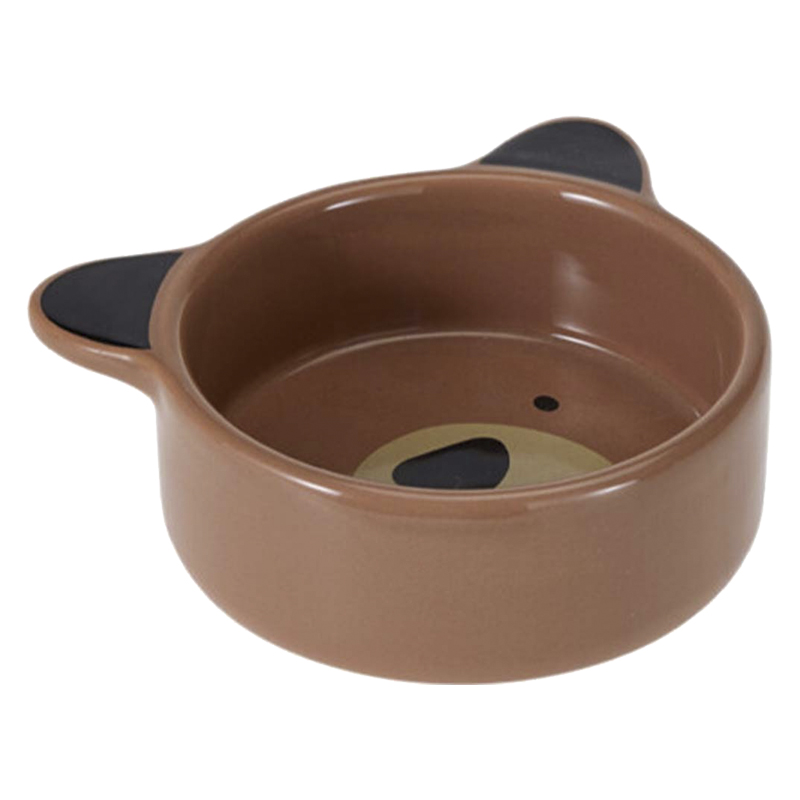 Plato para Mascota de Ceramica Oso 