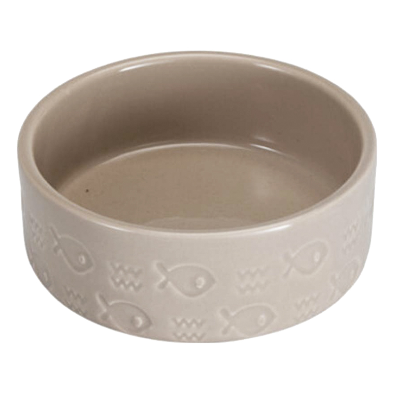 Plato para Mascota de Ceramica Pez 